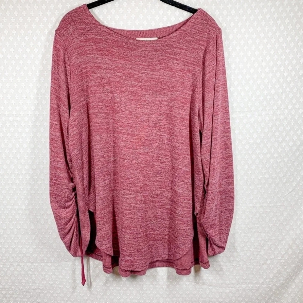 Anthropologie Saturday Sunday Long Sleeved Heathered Top